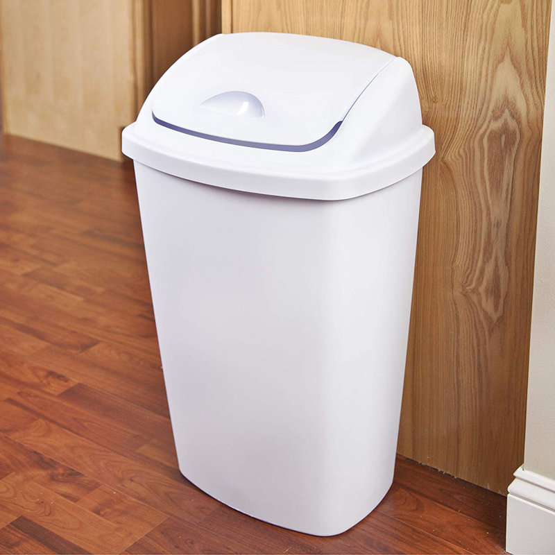 Sterilite 13.2 Gallon Swing Top Waste Basket & Reviews Wayfair